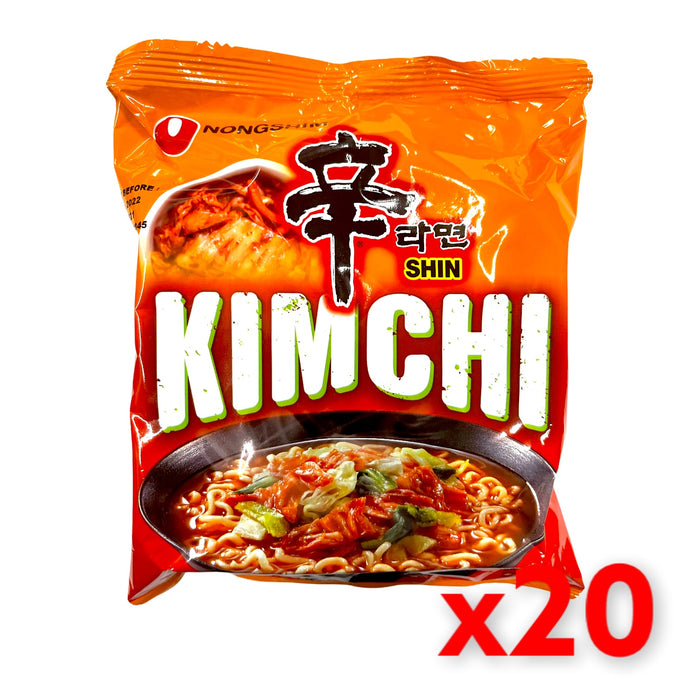 NONGSHIM SHIN KIMCHI RAMYUN, CASE OF 20