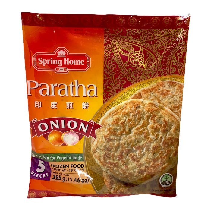 FROZEN SPRING HOME PARATHA ONION (5PCS) - 325G 第一家印度煎餅 (葱油)