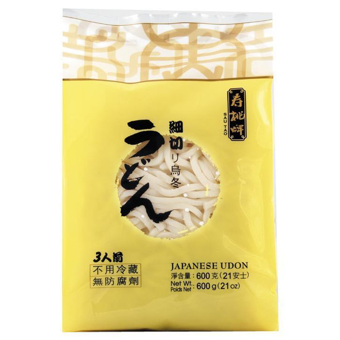 SAU TAO JAPANESE UDON NOODLES - 3 PACK (3X200G) 壽桃新鮮細切烏冬(3人前)