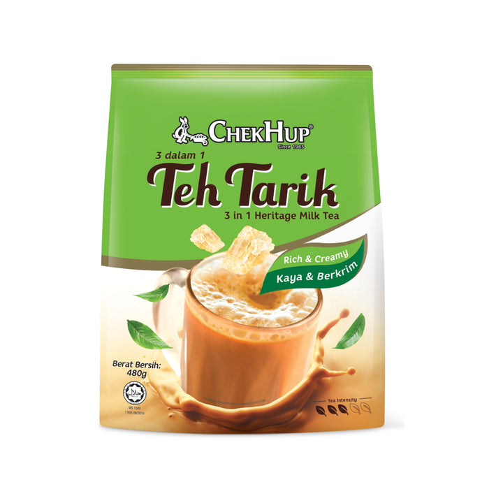 CHEK HUP INSTANT TEH TARIK 3 IN 1 MILK TEA 420G