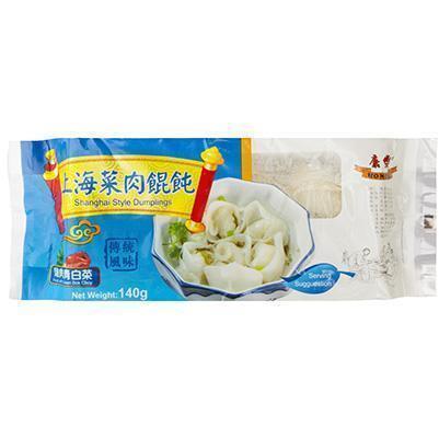 HONOR SHANGHAI DUMPLING PORK AND BOK CHOY 140G 康乐上海菜肉馄饨