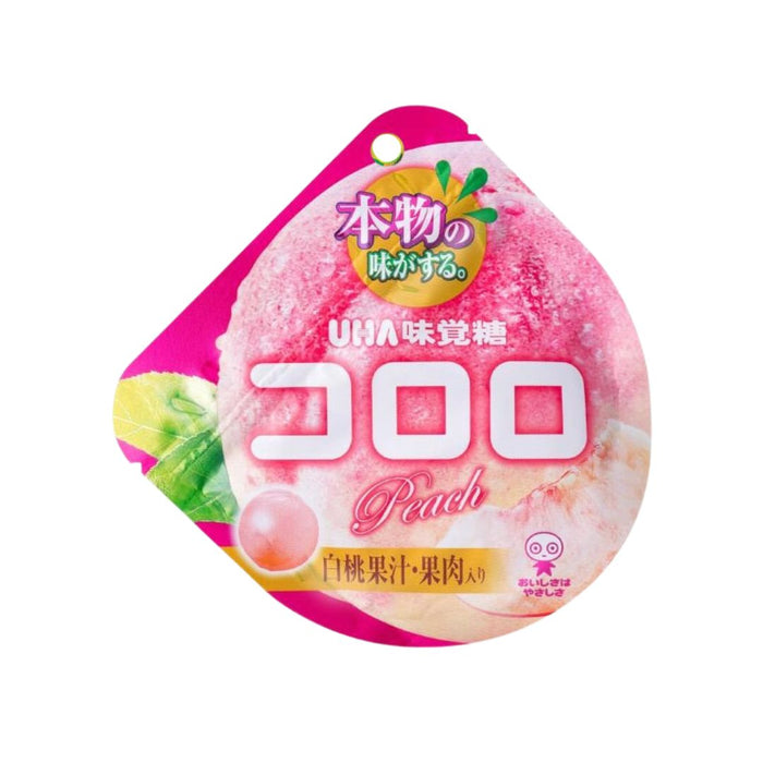 UHA KORORO 桃子软糖 52G