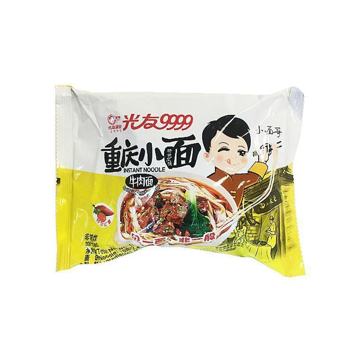 广友重庆牛肉风味方便面 105G 光友重庆小面 牛肉面