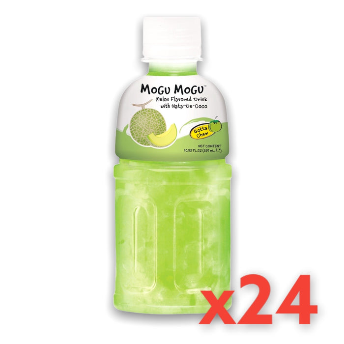 MOGU MOGU MELON NATA DE COCO DRINK, CASE OF 24