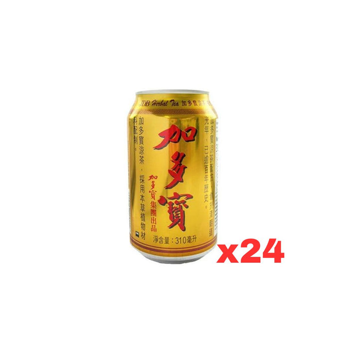 JIA DUO BAO HERBAL TEA 310ML 加多寶罐裝涼茶 CASE OF 24