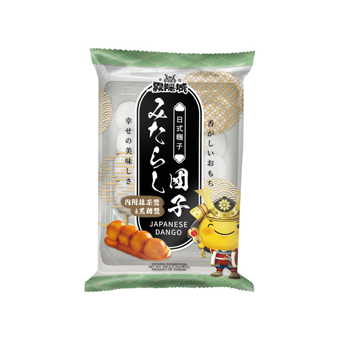 WYC DANGO WITH MATCHA & BROWN SUGAR SAUCE 204G 霧隱城3入串糰子-抹茶醬&黑糖醬