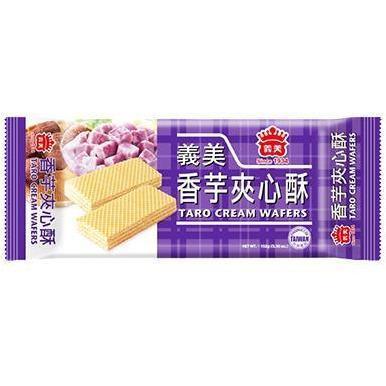 I MEI TARO CREAM WAFER 152G 义美夹心酥 - 香芋