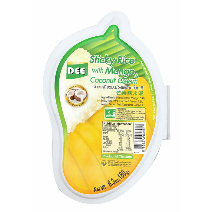 DEE FROZEN STICKY RICE WITH MANGO & COCONUT CREAM 180G