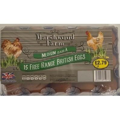 馬什伍德農場中型散養雞蛋 15 英寸