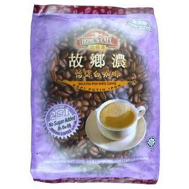 HOME''S CAFE 2 IN 1 COFFEE & CREAMER 375G 故鄉濃怡保白咖啡2合1-無糖