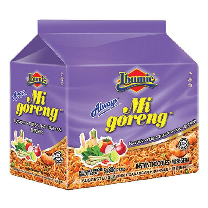 IBUMIE ALWAYS THAI TOM YAM MI GORENG 5X80G