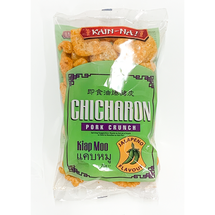KAIN-NA CHICHARON PORK CRUNCH JALAPENO FLAVOUR 70G