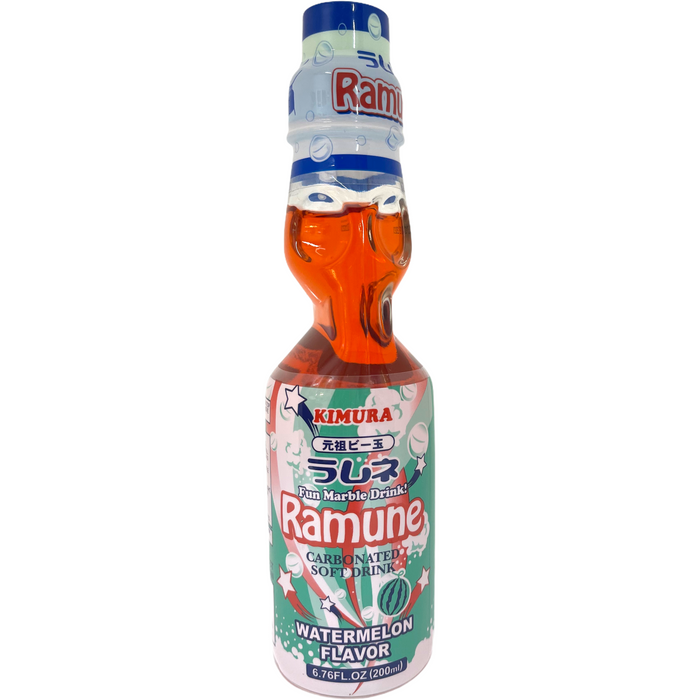 KIMURA WATERMELON FLAVOUR GANSO RAMUNE 200ML