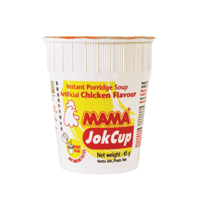 MAMA CHICKEN FLAVOUR RICE PORRIDGE JOK CUP 45G 泰國媽媽即食粥 (雞味)