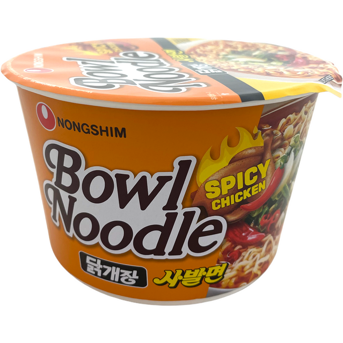 NONGSHIM SPICY CHICKEN FLAVOUR NOODLE BOWL 100G