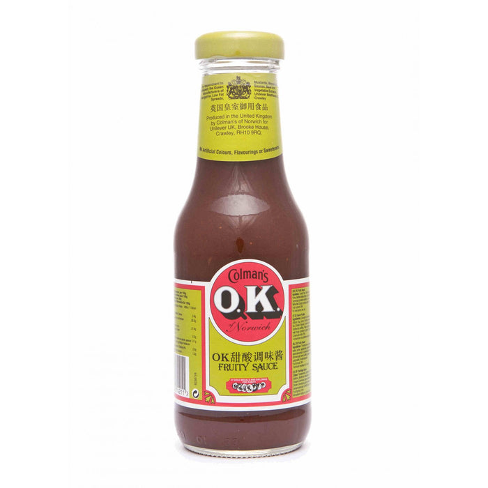 COLMAN''S OK FRUITY SAUCE 335G
