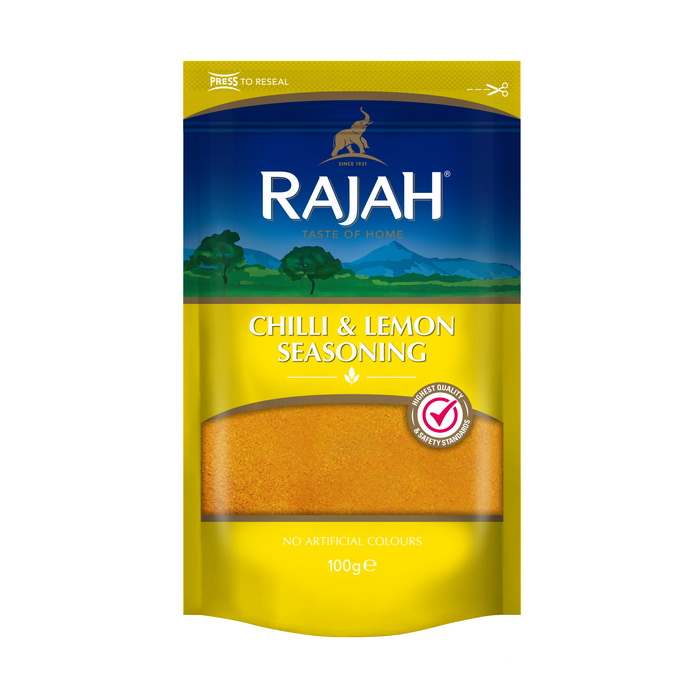 RAJAH CHILLI & LEMON SEASONING 100G