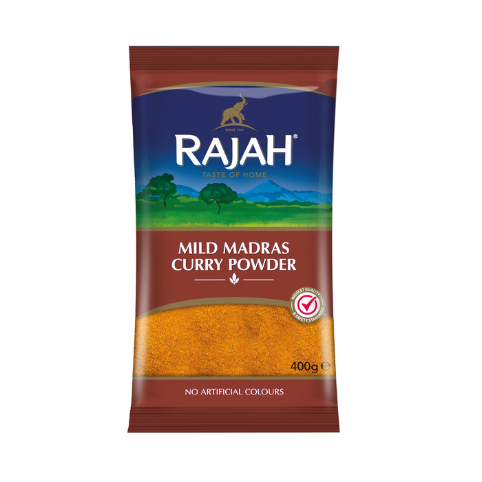 RAJAH MILD MADRAS CURRY POWDER 400G