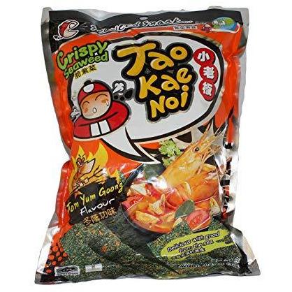 TAO KAE NOI TOM YUM CRISPY SEAWEED 32G 小老板脆紫菜-冬蔭功味
