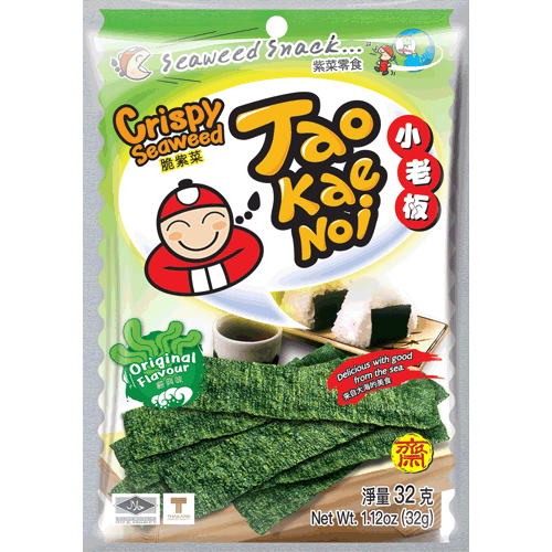 TAO KAE NOI ORIGINAL CRISPY SEAWEED 32G