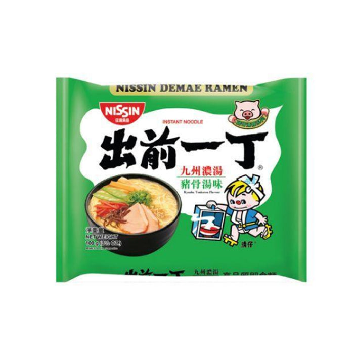 NISSIN KYUSHU TONKOTSU RAMEN nOODLE HONG KONG 100G 出前一丁 九州濃湯豬骨湯味面