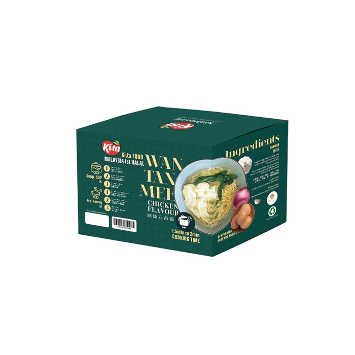 KI.TA HALAL CHICKEN FLAVOUR MI WANTAN PERISA AYAM 95G X 4