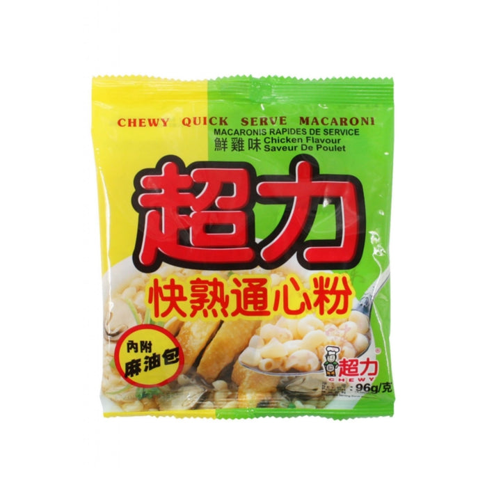 CHEWY QUICK SERVE CHICKEN MACARONI 96G 超力快熟通心粉 (鮮雞味)