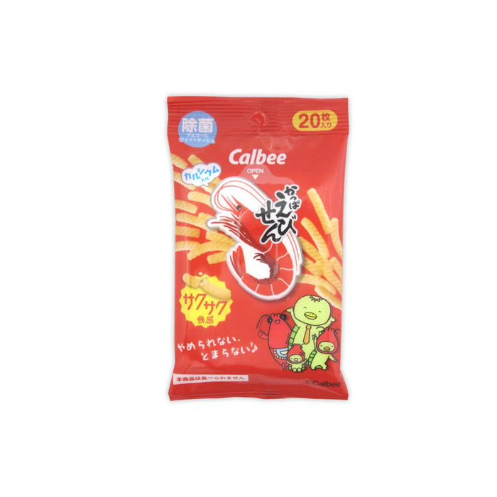 CALBEE SHRIMP CRACKERS ALCOHOL HAND WIPES