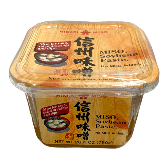 HIKARI SHINSHU MISO CUP SOYBEAN PASTE (WHITE TYPE) 750G 信州味噌