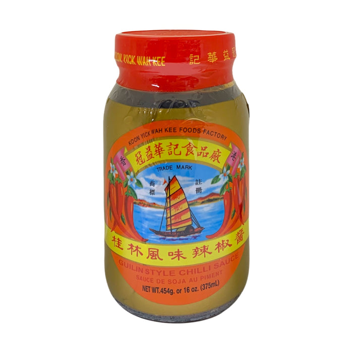 KOON YICK WAH KEE KWEILIN GUILIN SOY CHILI SAUCE - 454G 冠益華記桂林風味辣椒醬