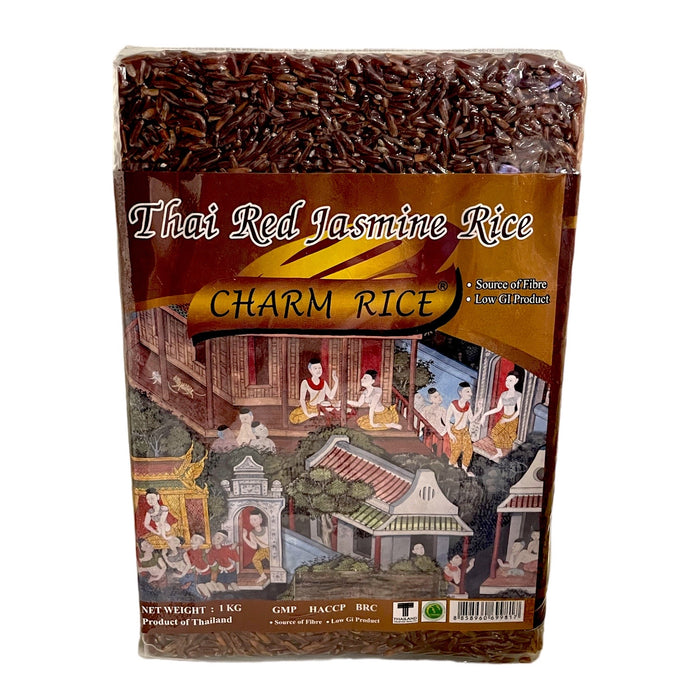 CHARM RICE RED THAI JASMINE RICE 1KG
