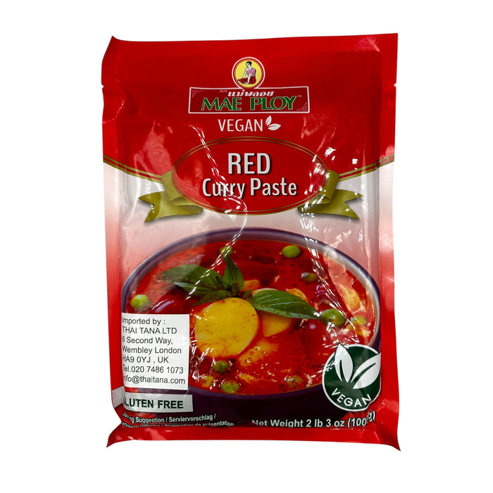 MAE PLOY VEGAN RED CURRY PASTE 1KG