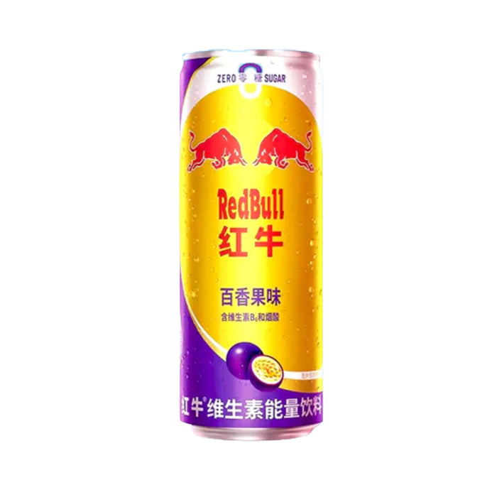 RED BULL PASSION FRUIT 0 SUGAR 325ML