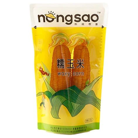 NONGSAO WAXY CORN 2 PACK 300G 東北農嫂糯玉米 (雙穗黃色)