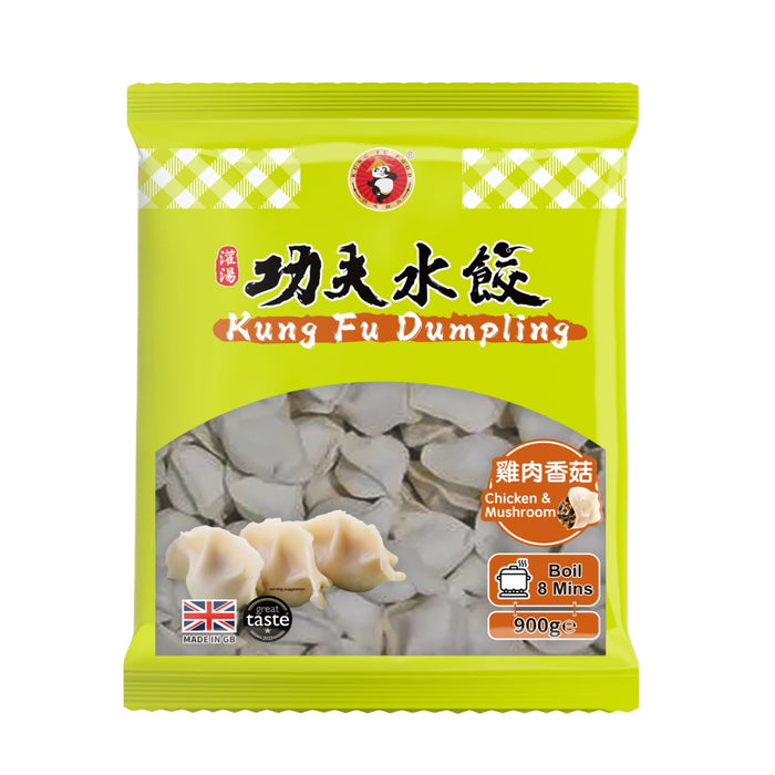 功夫水饺鸡肉香菇900G