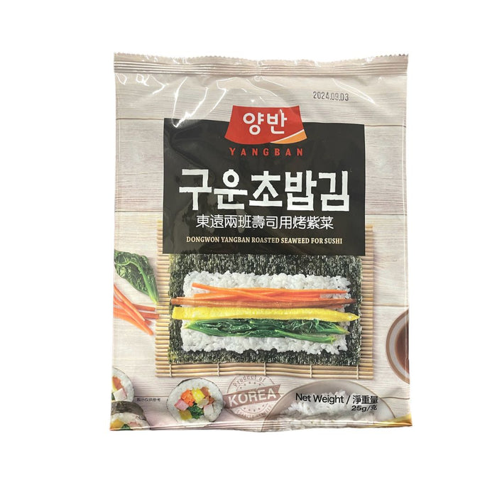 DONGWON YANGBANG ROASTED SEAWEED NORI FOR SUSHI 25G