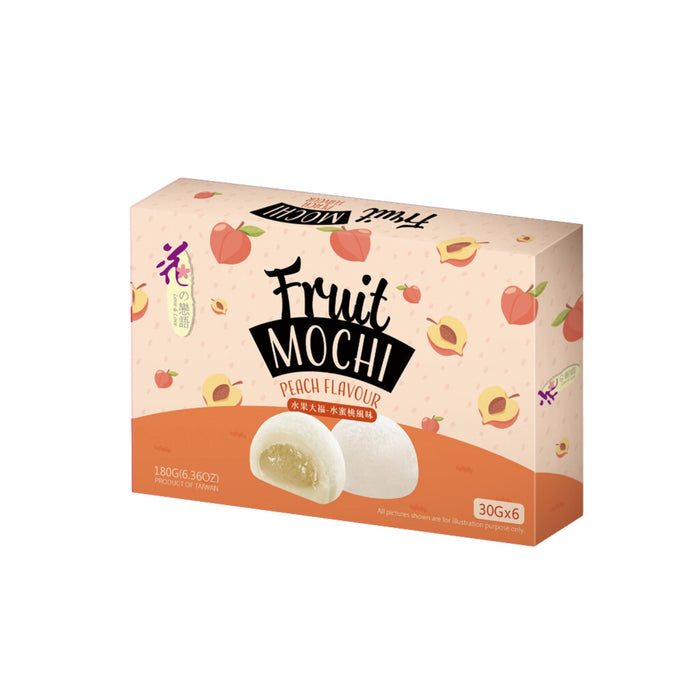 LOVE & LOVE PEACH FRUIT MOCHI 桃味麻糬 180G