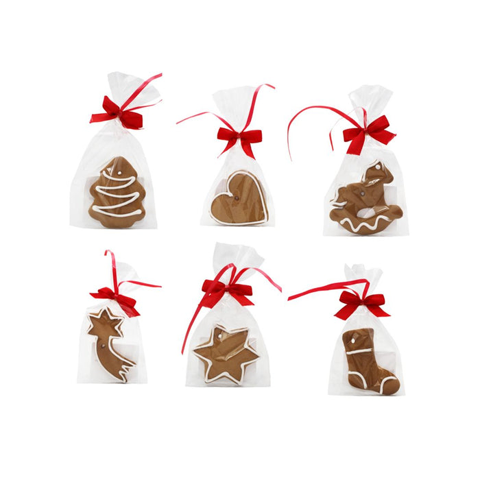 GINGERBREAD CHRISTMAS TREE DECORATION 12G (RANDOM DESIGN)