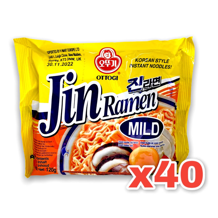 OTTOGI JIN RAMYUN MILD, Case of 40