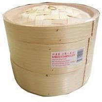 8 INCH BAMBOO STEAMER & LID 竹蒸籠二籠一蓋 8"