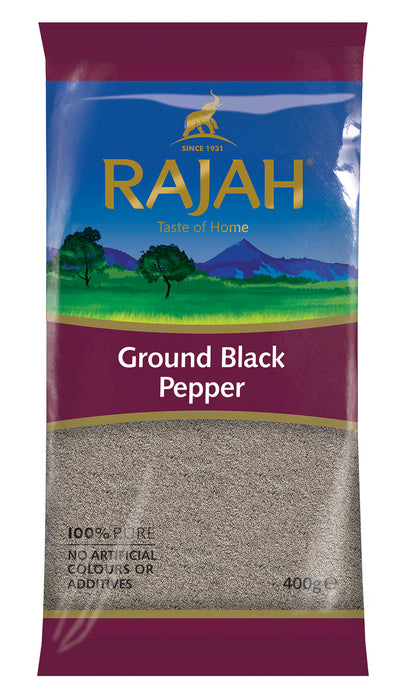 RAJAH GROUND BLACK PEPPER - 400G