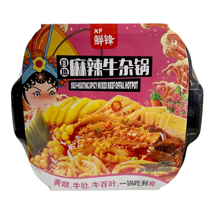 XIAN FENG SELF-HEATING SPICY MIXED BEEF OFFAL HOTPOT 480G 鮮鋒自熱火鍋-麻辣牛雜鍋