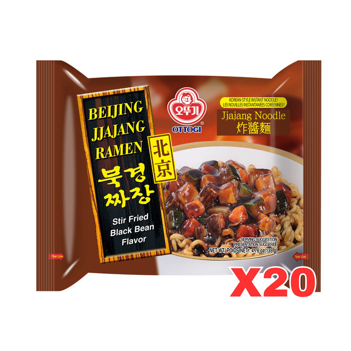 OTTOGI BEIJING STYLE JJAJANG RAMEN 135G, CASE OF 20