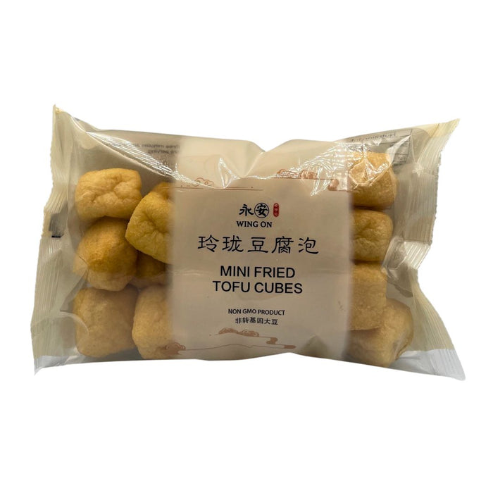 WING ON MINI FRIED TOFU CUBES 130G 永安玲瓏豆腐泡