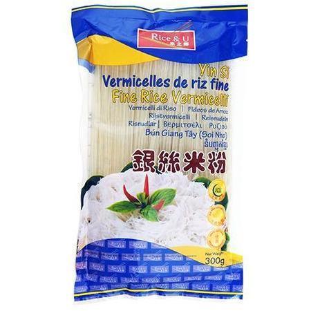 RICE & U YIN SI FINE RICE VERMICELLI 300G 米之乡银丝米粉