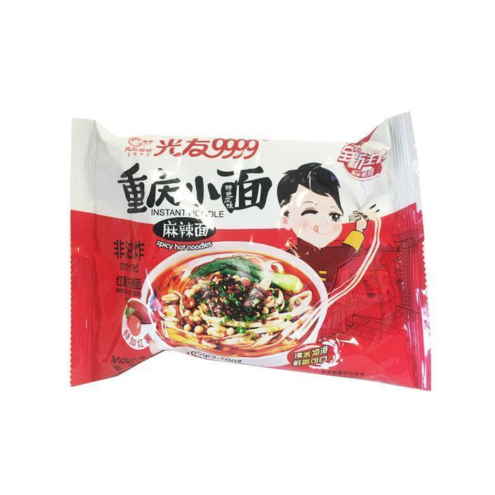 GUANGYOU CHONGQING SPICY HOT FLAVOUR INSTANT NOODLE 105G 光友重庆小面 辣椒面