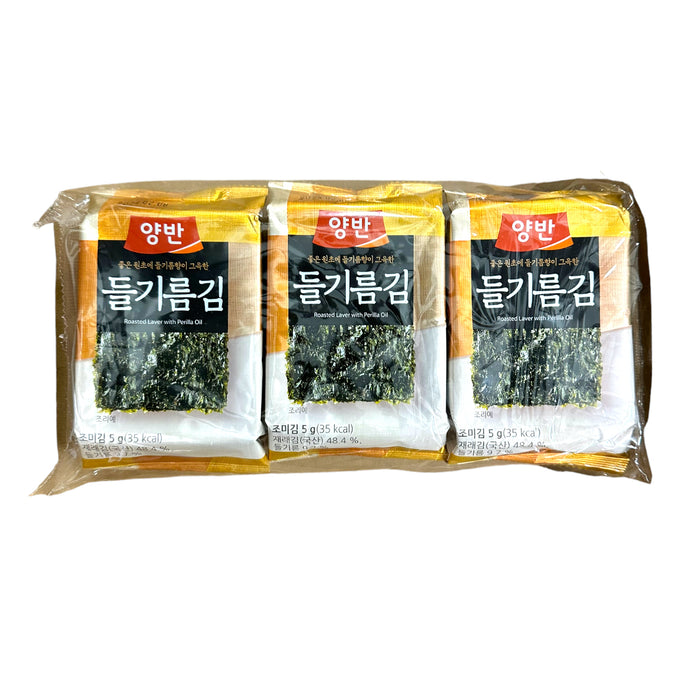 东远紫苏油调味紫菜 - 3 包 X 5G (15G)