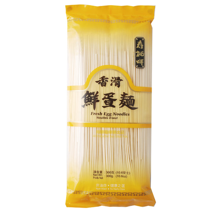 寿桃鲜鸡蛋面 300G