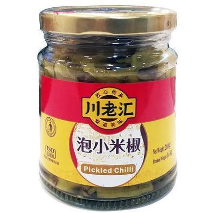 CLH PICKLED CHILLI 280G  川老匯泡小米椒