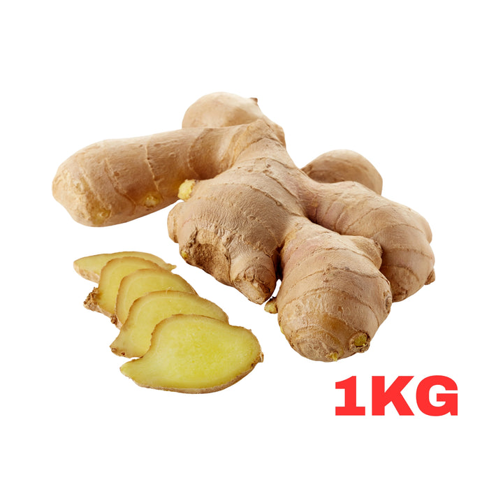 FRESH GINGER 1KG (DISPATCHED MONDAY - THURSDAY)